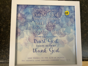 Psalm 136:26 Picture Frame